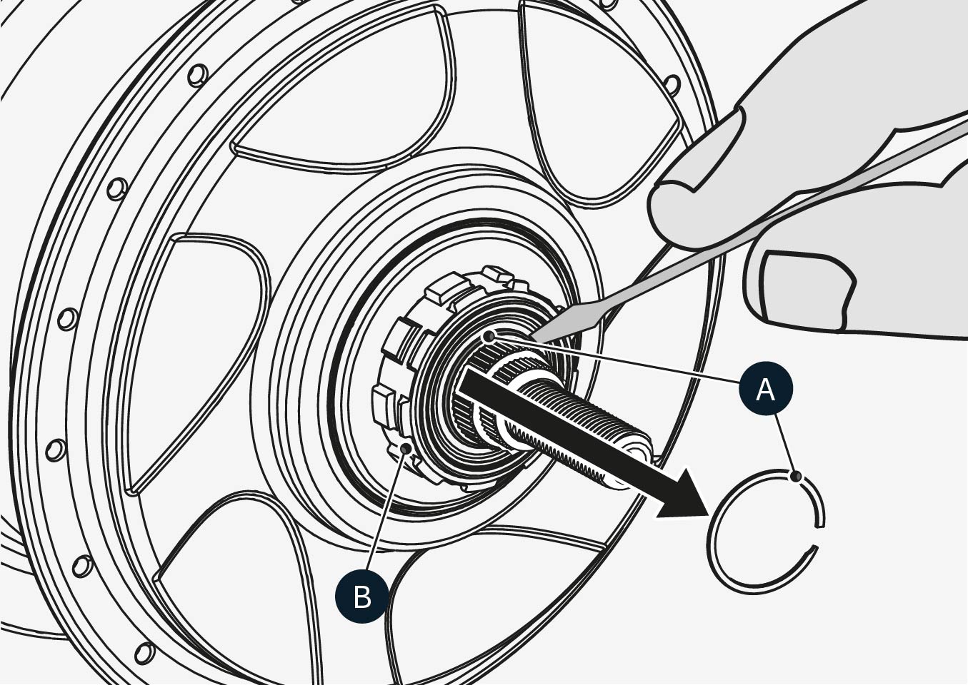 How to replace or clean the freewheel on a hub enviolo Help Center