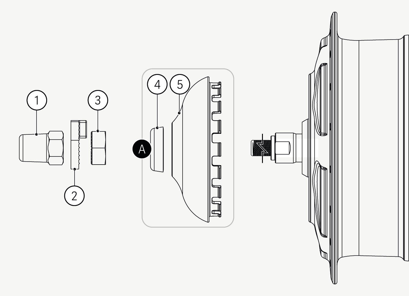 How to replace the brake adapter on 135mm hubs enviolo Help Center