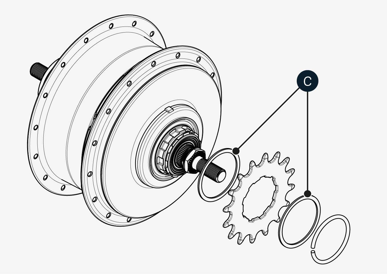 p14-C - Assembly of the sprocket.jpg